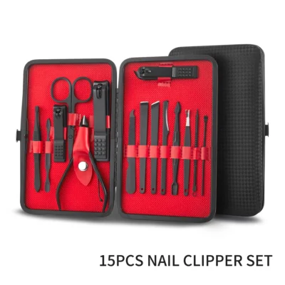 Conjunto de manicure profissional de aço inoxidável - Image 9