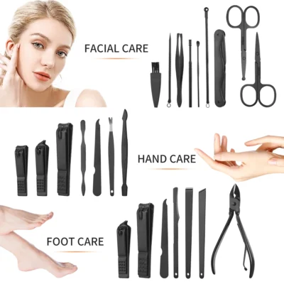 Conjunto de manicure profissional de aço inoxidável - Image 2