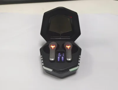 Fone de ouvido gamer display digital bluetooth wireless - Image 6